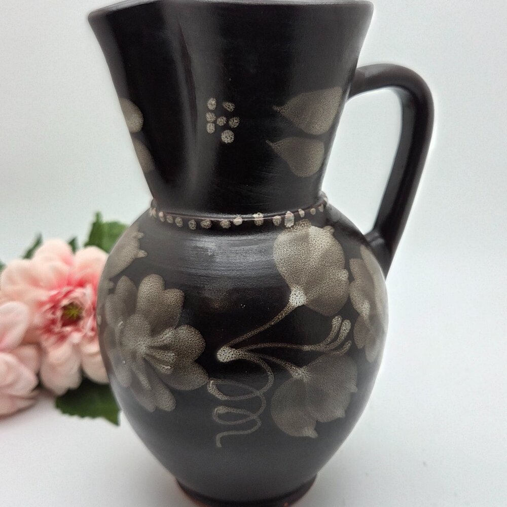Vintage 1988 German Pitcher Creamer WF Oberschopfheim 7 Inch Mid Century